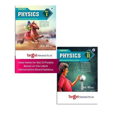 TARGET PUBLICATIONS Std 12 Physics 1 and 2 Books | Science | Perfect ...