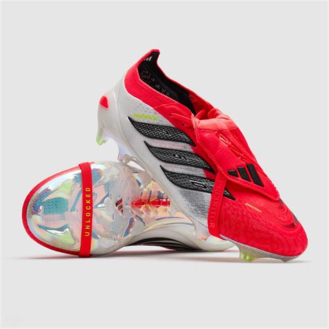 adidas Predator Elite Tongue x Unlocked Firm Ground - Lucid Red/Core ...