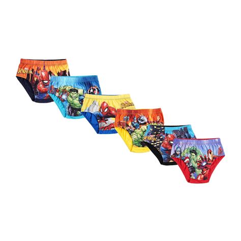 RedRose Boys Avengers & Spider-Man Briefs – Full-Print Cotton Innerwea ...