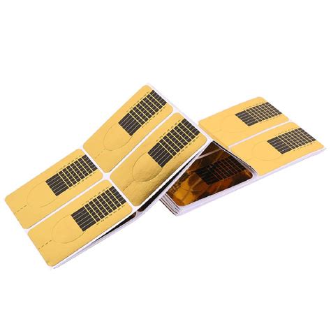 Buy 50 pcs Nail Extension Nail Molds For Nails Sticker Nail Art Form ...