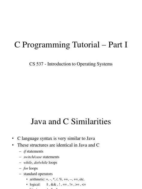 Image result for C Programming Tutorial PDF