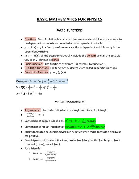Image result for Basic Maths Physics