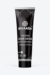 Rivaasa Rice Protein Hair Mask for Smoothening Hair & Damage Repair ...