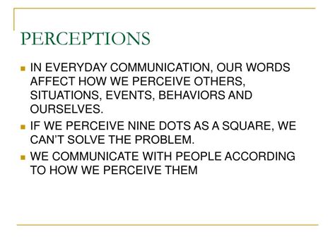 How Perceptions Affect Communication 的图像结果