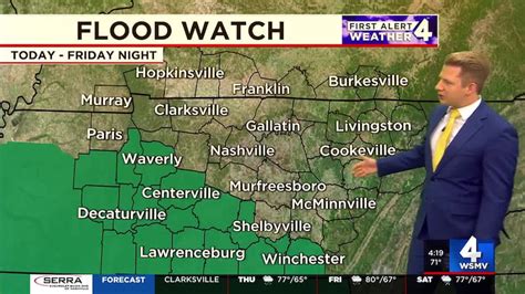 First Alert Weather Day: Heavy rain, flooding threat