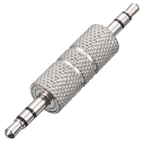 Adaptador de áudio OcioDual mini jack 3,5 mm TRS 3 pólos macho/macho ...