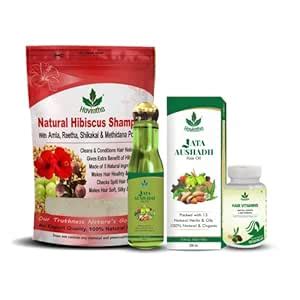 Buy Havintha Natural Hibiscus Powder Shampoo for Dry Hair - 227 grams ...