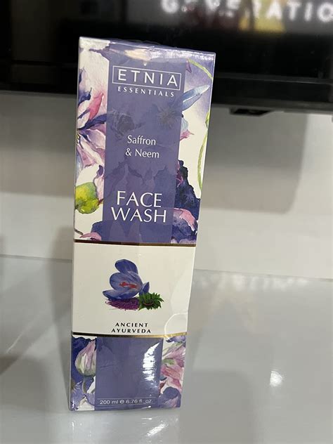 ETNIA Saffron & Neem Face Wash | Pack of 200 Ml | Face Wash Cleanser ...