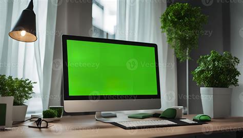 Computer Greenscreen Mockup 的图像结果