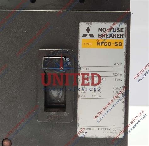 MITSUBISHI NF60-SB NO-FUSE CIRCUIT BREAKER | United Marine Services