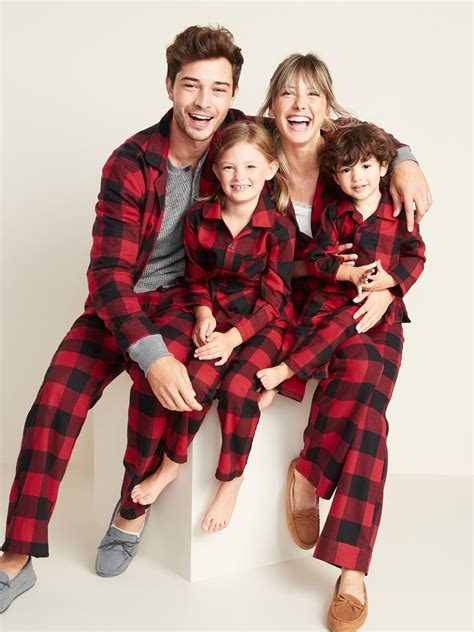 Printed Twill Pajama Set for Kids | Old Navy | Pajamas, Family ...