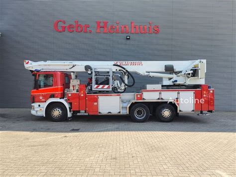 Scania P124-420 6x2 Vema 333 TFL-E Firetruck fire ladder truck for sale ...