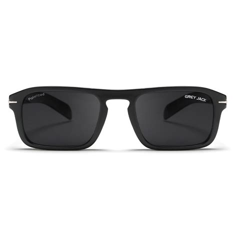 GREY JACK Polarized Small Rectangle Sunglasses TR90 Eyewear for Men Wo ...