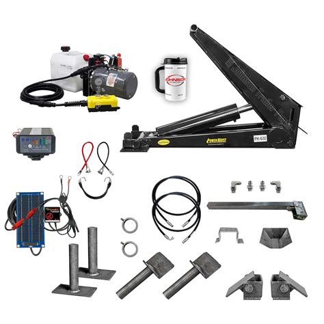 12 Ton (24,000 lb) Dump Trailer Hydraulic Scissor Hoist Kit | PH630 ...