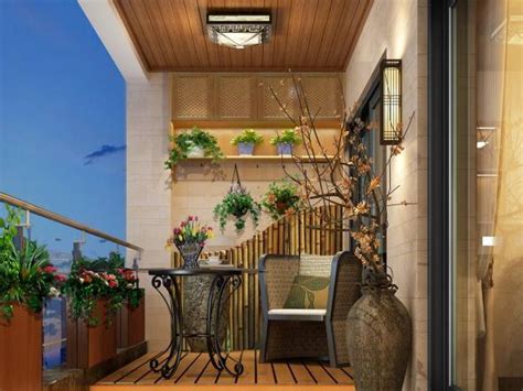 现代轻奢范儿阳台改成小花园！阳台阳台现代简约370m²别墅豪宅设计图片赏析--土巴兔装修效果图