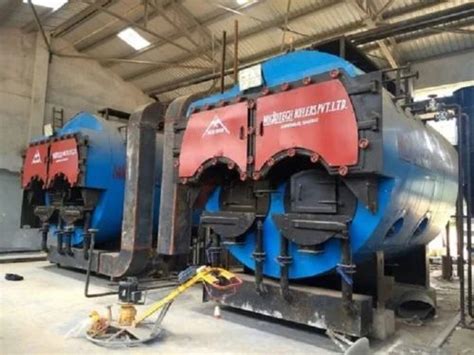 Bi Drum Boilers - Wood & Coal Fired 2000 kg/hr Package Steam Boiler ...