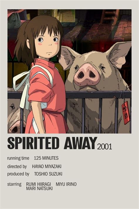 Spirited away movie poster