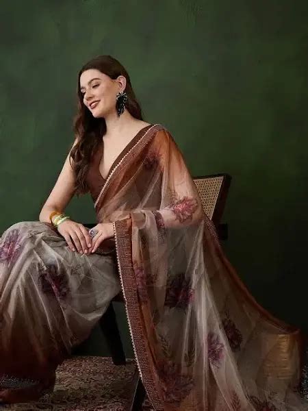 Must-Have Brown Saree Ensembles for Every Wedding Invite