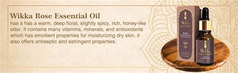 Wikka 100% Pure Therapeutic Grade Rose Essential Oil (Rosa Damascena ...