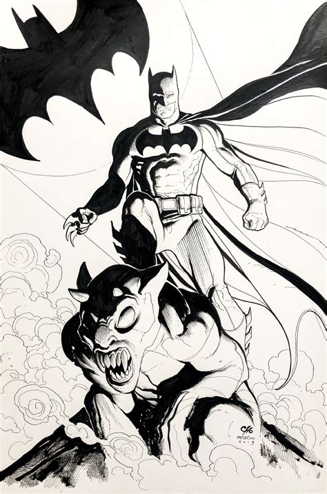 Batman Commission by Frank Cho Comic Art Comic Book Artists, Comic Book ...