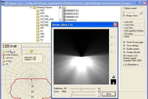IES File Viewer 的图像结果