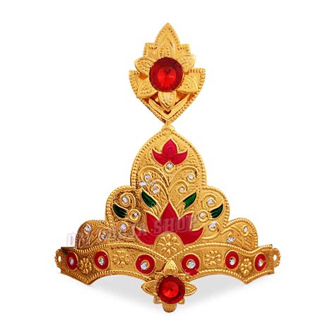 Gaj Laxmi Design Golden Crown | Shop online Elephant Crowns