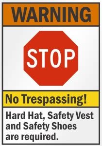 RLDigitalUnits WARNING STOP NO TRESPASSING! SIGN BOARD Emergency Sign ...