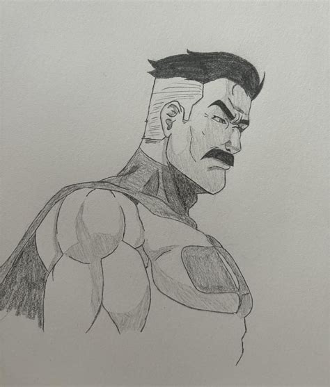Omni-man ( he misses his wife) : r/drawing