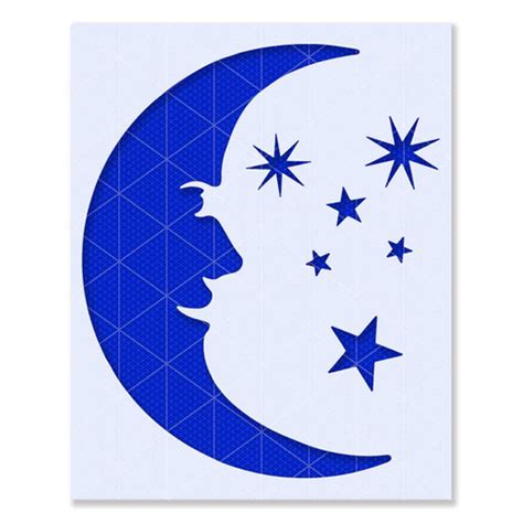 Image result for Exploding Moon Stencil