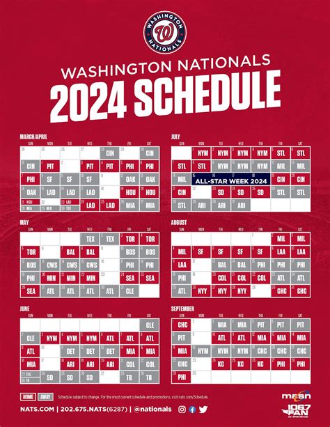Phillies Schedule Printable Free