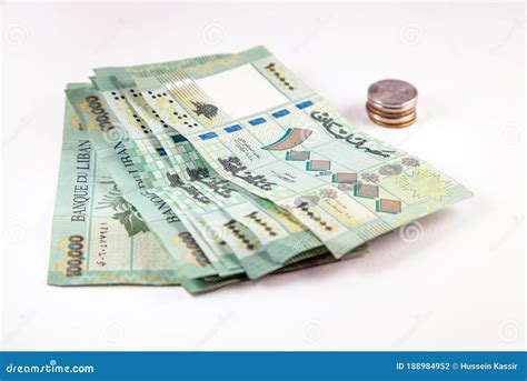 Hundred of Lebanese Pounds Currency Papers with Lebanon Lira Coins Stock Photo - Image of ... - currency of lebanon
