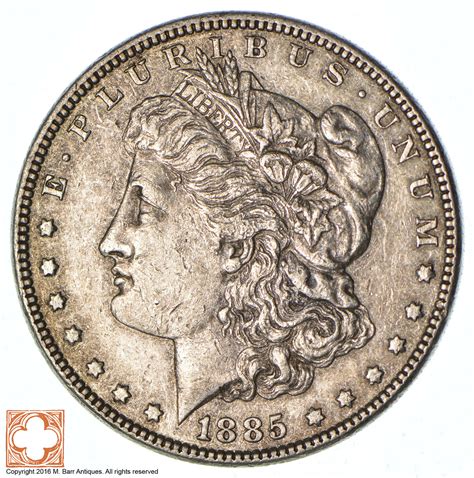 Philadelphia Minted - Over 100 Years Old - 1885 Morgan Silver Dollar ...