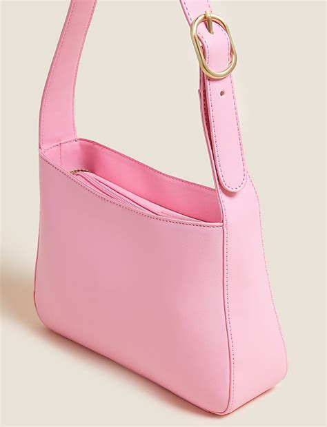 Buy Faux Leather Mini Underarm Bag at Marks & Spencer
