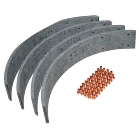 Aftermarket 4-pc Brake Shoe Lining Set BRL40-0029 | Zoro
