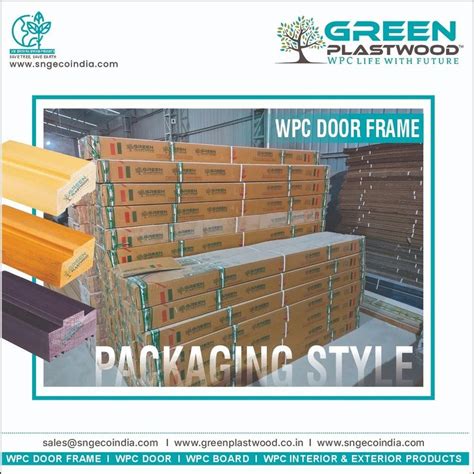 WPC Solid Door Frames - Green Plastwood WPC Moulded Chaukhat ...