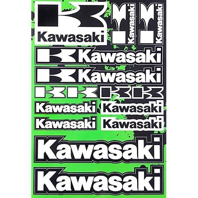 Buy Kawasaki Decals Stickers Motorcycle Vinyl Graphic Set Online at ...