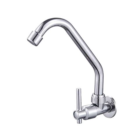 Commercial Wall Mount Kitchen Faucet Sink - faucetu.com