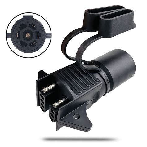 Buy AutoSonic 7 Way Round Blade to 4 Way 5 Way Flat Trailer Adapter ...