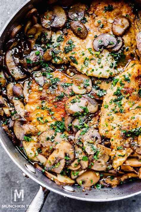 Super Easy Chicken Marsala Recipe - Munchkin Time