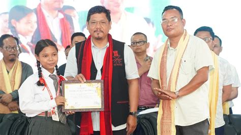 Meghalaya CM felicitates top schools and SSLC achievers in South Garo ...