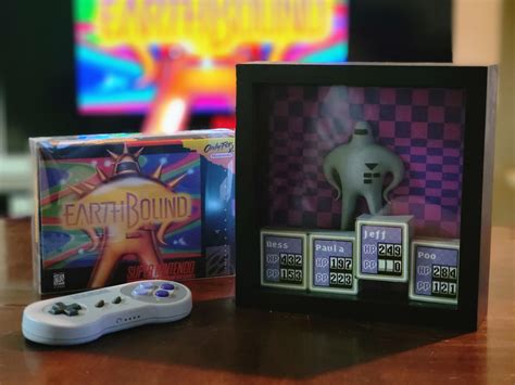 Made a little starman battle scene : r/earthbound