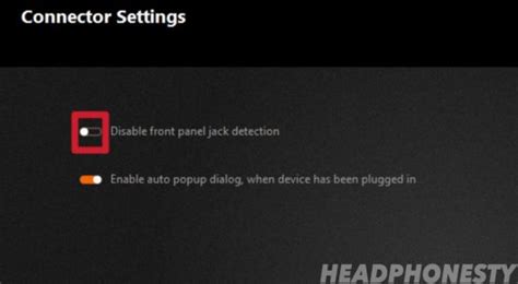Asus realtek hd audio manager disable front panel jack detection ...