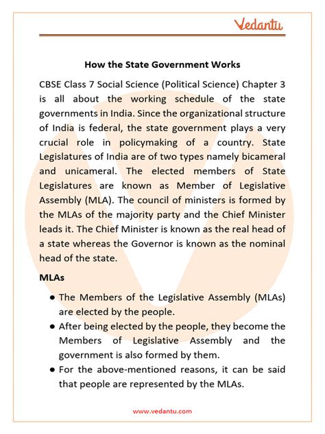 State Government Lesson Class 7 的图像结果