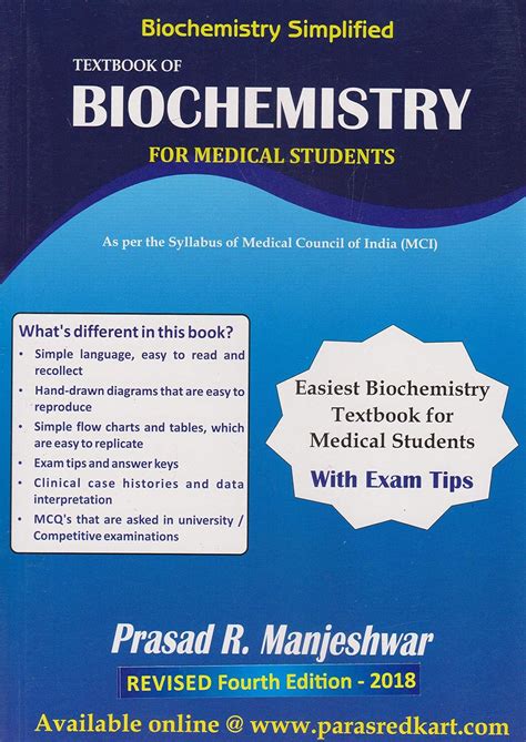 Buy Biochemistry Simplified Textbook of Biochemistry for Medical ...