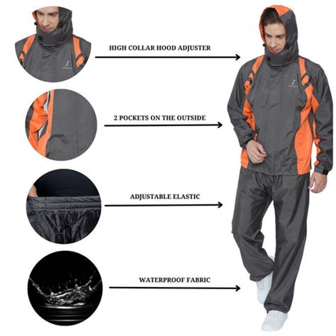 FabSeasons Premium Waterproof high quality Unisex Raincoat for Men ...