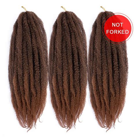 Buy ROKTRESS Marley Braiding Crochet Hair - 24 inch 6packs Twist Marley ...