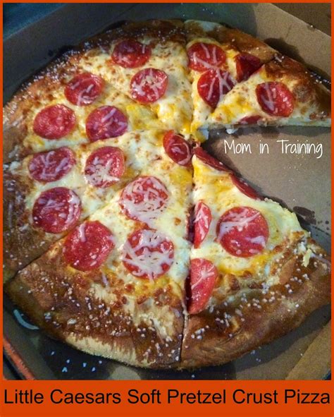 Stacy Talks & Reviews: Little Caesars Soft Pretzel Crust Pizza