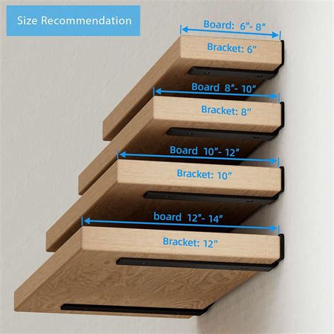 WEKIS Shelf Brackets Floating Shlef Brackets 6-Inch India | Ubuy