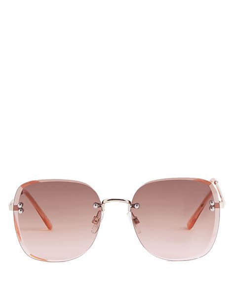 Buy Rimless Square Sunglasses at Marks & Spencer