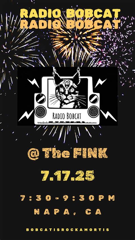 Radio Bobcat @The Fink 7.17.25, The Fink, Napa, 17 July 2025 | AllEvents